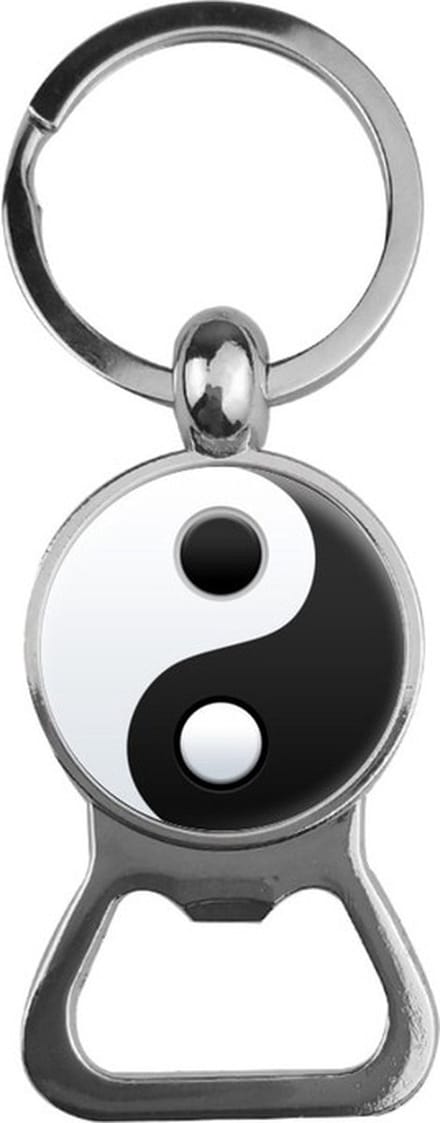 Bieropener Glas - Yin Yang