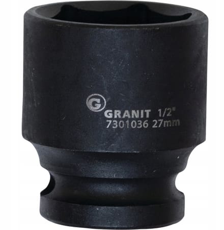 Slagdoppenset 1/2", 30 mm, 6-kant, kort