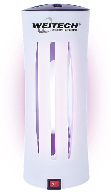 Weitech UV Insectenlamp met Kleefplaat - 30 m² - Muisstil