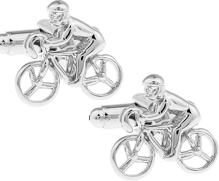 Amanto Manchetknopen Aurich - 316L Staal - Sport - Fiets - ∅18mm