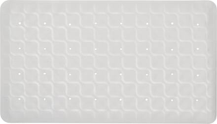Antislip badmat wit 70 x 40 cm rubber - douchemat anti slip - antislipmat - badmat - Wasbaar en antibacterieel
