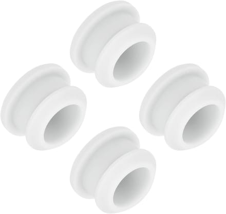 Gatdoppen - Afsluitdoppen - Gaten Af te Dichten - Hoge Elasticiteit - 4 Stuks 15mm - Wit