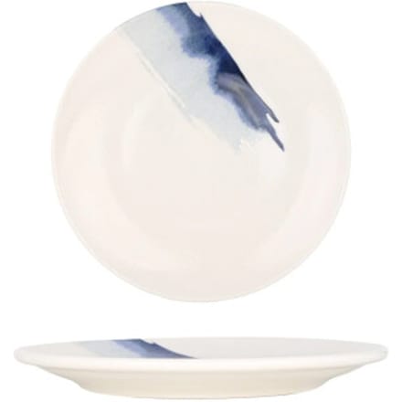 Bonna Dessertbord - Blue Wave - Porselein - 21 cm - set van 6