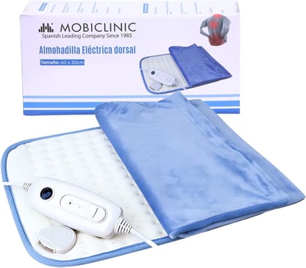 Mobiclinic Elektrisch Warmtekussen - Elektrisch kussen - 40x30 cm - 6 warmtestanden - Automatische uitschakeling
