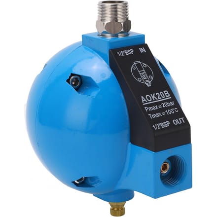 Aftapkraan DN15 20 bar Automatische drijvende kogel AOK20B Accessoire voor luchtcompressor
