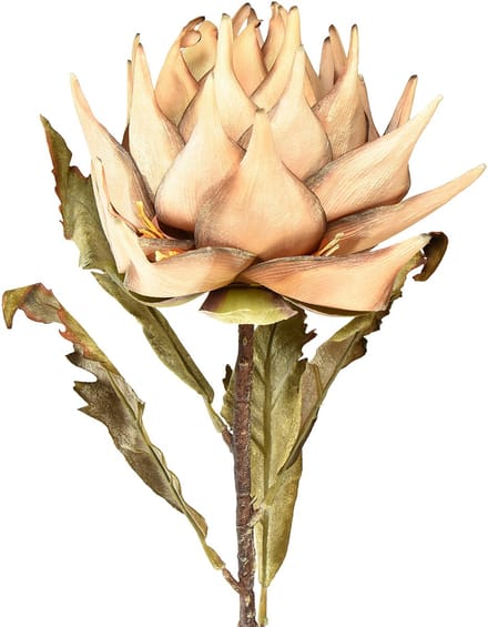 Kunstplant artisjok crème droge look Ø15cm 73cm