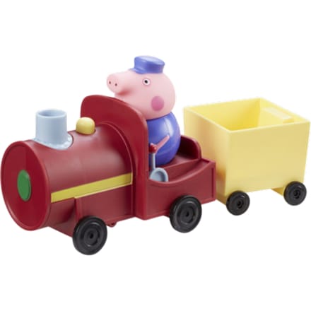 Peppa pig Opa's Trein en wagon met figuur