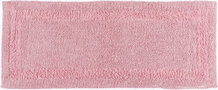 Homescapes badloper roze 40x100 cm gemaakt van 100% katoen