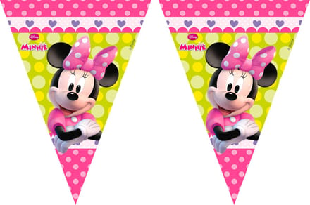 Minnie Mouse Party vlaggenlijn - 3 meter