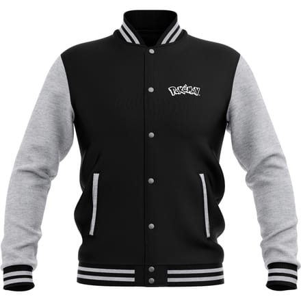 Pokémon Blastoise Unisex Varsity Jacket - Black/Grey - S