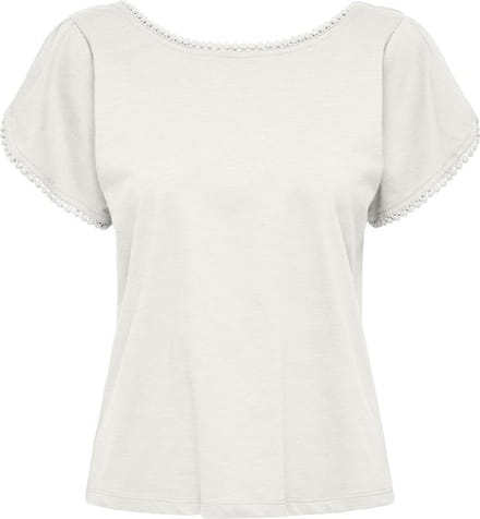 JDY - JDYSALVA LIFE S/S O-NECK TOP JRS - Dames - Blouses