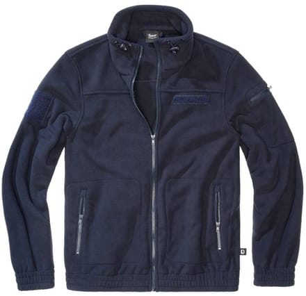 Brandit - Fleece Combat Jacket - M - Donkerblauw