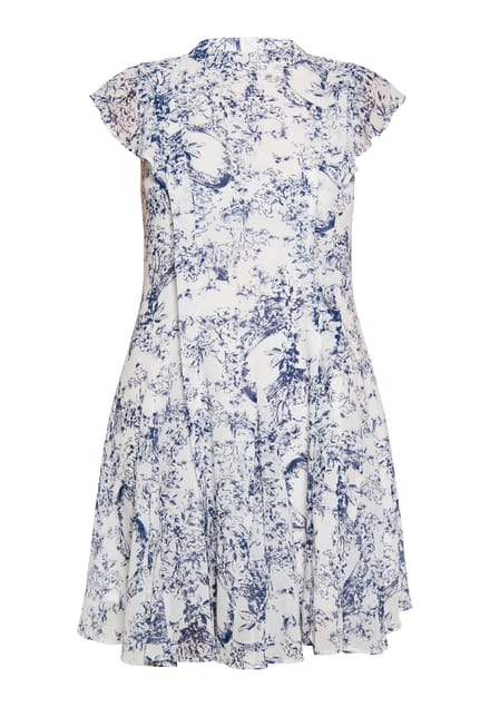 Dreimaster Jurk Dames marine wit