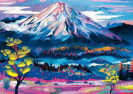 Legpuzzel Berg - Landschap Puzzel - Ontspanning Thuis - Premium Kwaliteit Karton - 1000 Stukjes 69x49cm