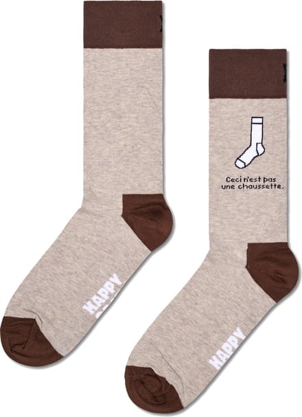Happy Socks Sockless Sock - unisex sokken - beige - Unisex - Maat: 36 - 40