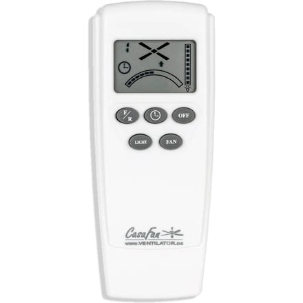 CasaFan Plafondventilator AEROPLAN ECO, chroom/wit, Ø 132 cm, stil