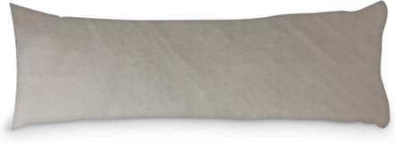 Beau Maison Velvet Body Pillow Kussensloop Taupe Grijs 45 x 145 cm