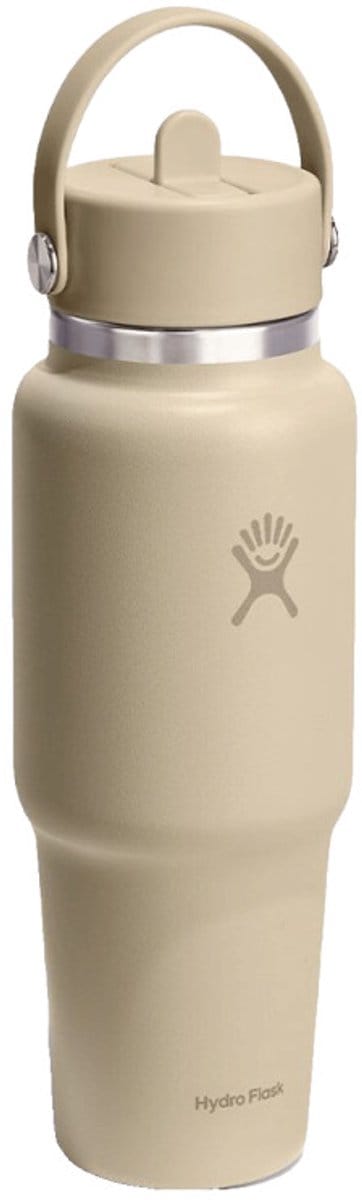 Hydro Flask Wide Mouth Flex Straw Cap Oat reisfles, 946 ml