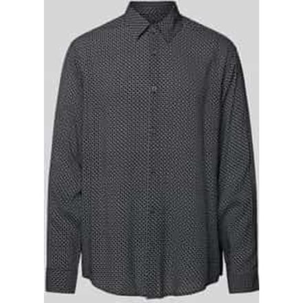 Regular fit vrijetijdsoverhemd van viscose met knoopsluiting