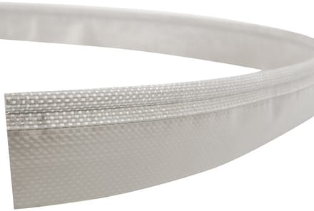 Caravanpees 7mm lichtgrijs enkele vlag