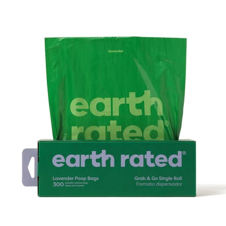 Earth Rated, sacs à litière pour chien, lavande, 300 unités blue