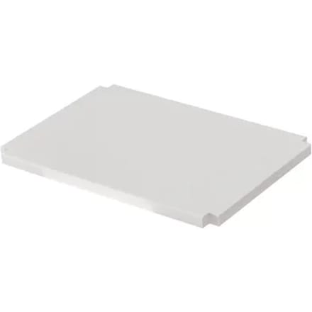 Aquazuro Wastafelblad Napoli - Hout - Hoogglans - Wit - 39,8x28,1cm