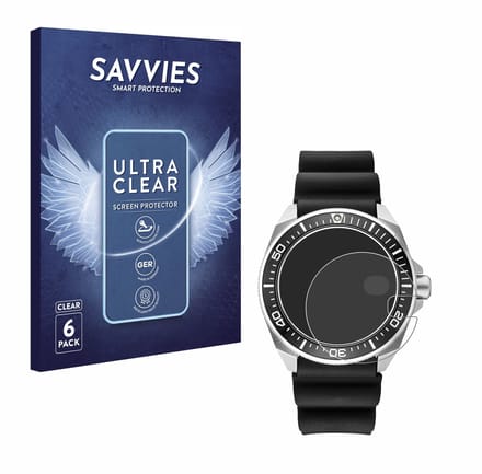 Savvies - Screenprotector voor Seiko Prospex SRPE37 - Folie Beschermfolie transparant 6 Stuks