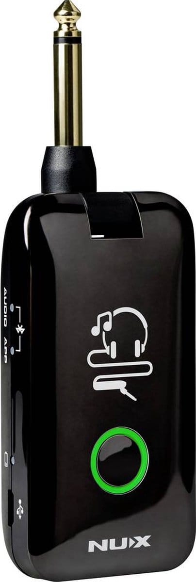 Hoofdtelefoonversterker - NUX Mighty Plug - MP-2 - Gitaar en bas - Bluetooth - Zwart