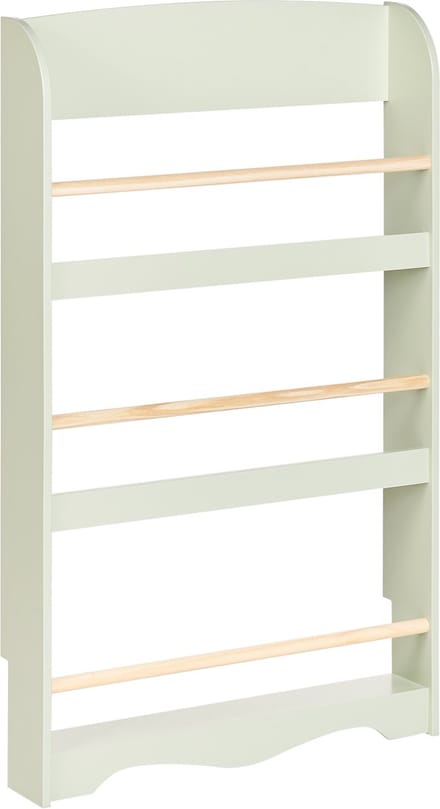 LILOET - Wandboekenkast - Lichtgroen - MDF