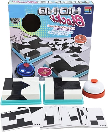 Puzzelblokken Kinderen - Hersenkrakers Denkpuzzels - Cognitieve Ontwikkeling - Met Opbergbak - 26 x 26 cm - Multicolor
