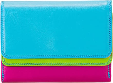 MyWalit MyWalit Portemonnee Dames - Ritsportemonnee - Leer - Blauw