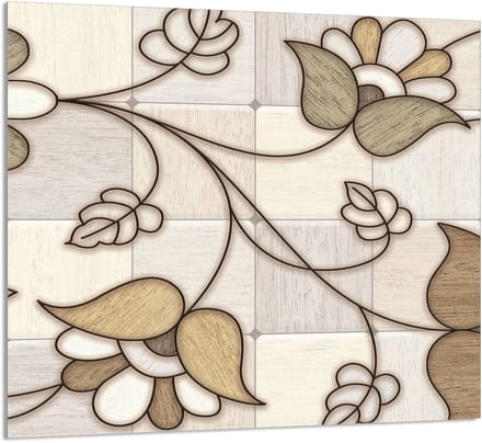 TMK ArtDeko - Glass Panel - 65x60 cm - Mozaïek