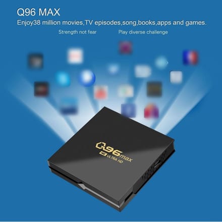 Smart TV Box - Mediaspeler Android - 4K Streaming - Quad-core processor - 15 x 8 x 3 cm - Zwart