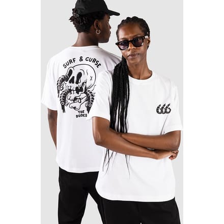 The Dudes Surf And Curse Classic Standard T-Shirt wit