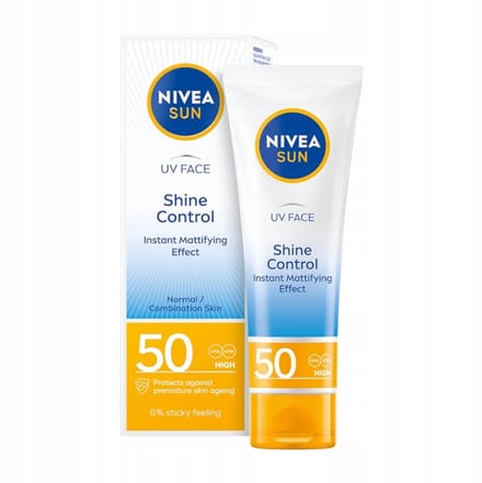 NIVEA SUN - Gezicht Crème - SPF 50 - Matte Afwerking - 50 ml