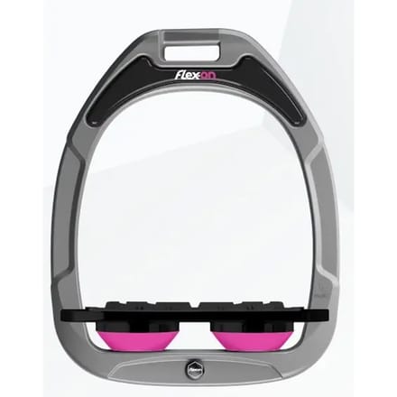 Plat Grip Aluminium/Zwart/Roze Flex-On Green Composite