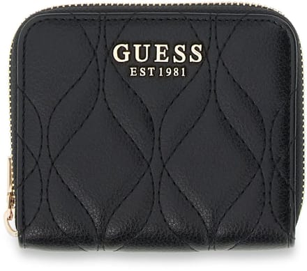 Guess Maxine Portemonnee Dames - Ritsportemonnee - Imitatieleer - Zwart