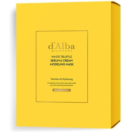 [d'Alba] White Truffle Serum & Cream Modeling Pack [Voedend/Hydraterend] 66g*4EA