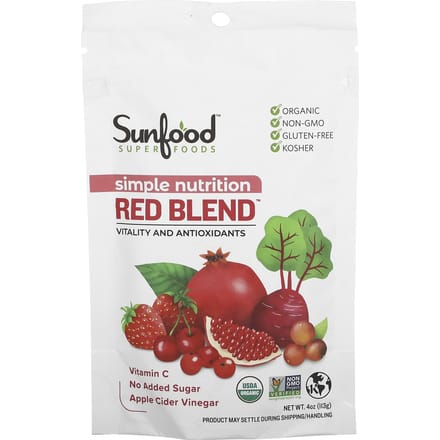 Sunfood, Nutrition Simple, Mélange Rouge, 4 oz (113g)
