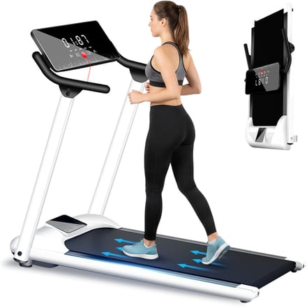 Luxari Loopband - 1 tot 12 km/uur - Loopband Inklapbaar - Hardlopen - Walking pad - Treadmill - Hardloopband - Loopband Elektrisch - Wandelband - Loopbanden - Loopbanden voor thuis - R1000