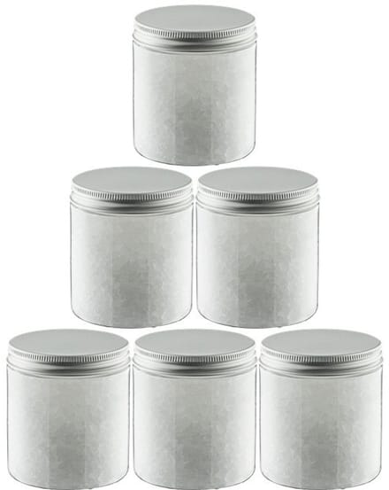 Claudius Badzout No Scent No Colour - 300 gram - Pot met aluminium deksel - set van 6 stuks