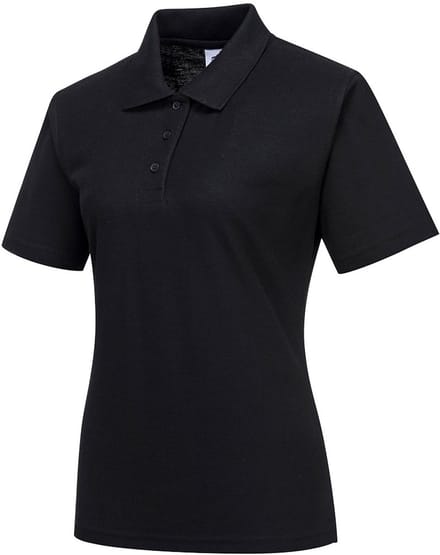 Portwest Naples Dames Poloshirt B209 - Zwart - M
