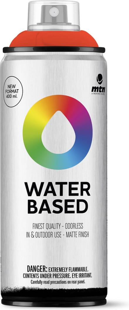 MTN Water Based Spuitbus - verf op waterbasis - RV-209 Calcutta Orange - 400ml