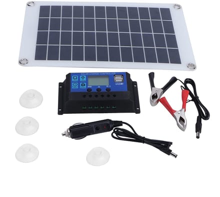 10W 18V Zonnepaneelkit voor Campers, Auto's, Schepen en Motorfietsen