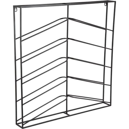 Present Time Wijnrek Cuadro - Zwart - 67x7.5x66cm - Scandinavisch