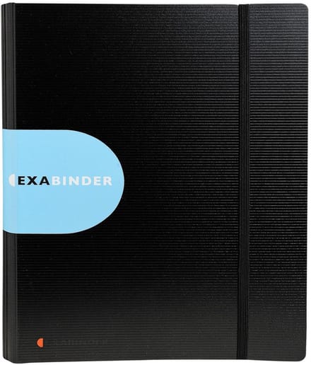 Exacompta ExactivePP Ringband Exabinder met 4 D-ringen van 30mm - A4 maxi - Zwart - 51234E