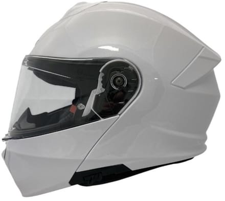 APEX MI100 Solid Wit Systeemhelm - Helm