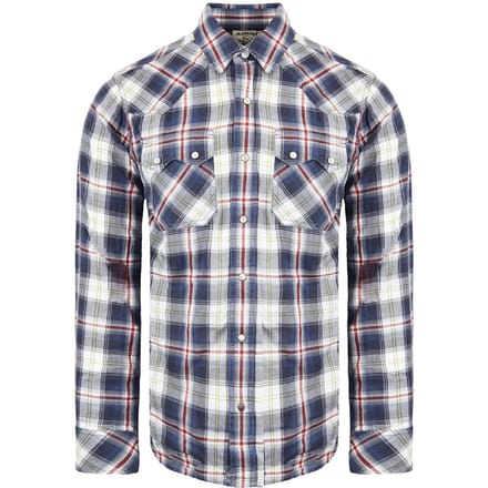 Ariat Anderson Heren Blauw/Rood Overhemd