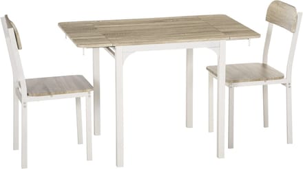 HOMCOM Eetkamerset met stalen frame 835-647