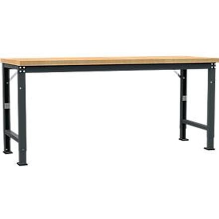 Manuflex werkbank Profi speciaal, tafelblad multiplex, 2000 x 700 mm, antraciet
